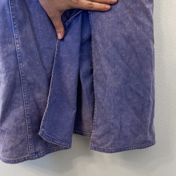 NWT Future Collective Purple Denim Dress - Picture 4 of 5